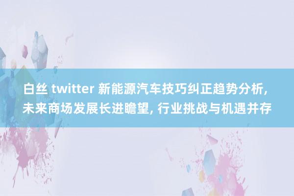 白丝 twitter 新能源汽车技巧纠正趋势分析, 未来商场发展长进瞻望, 行业挑战与机遇并存